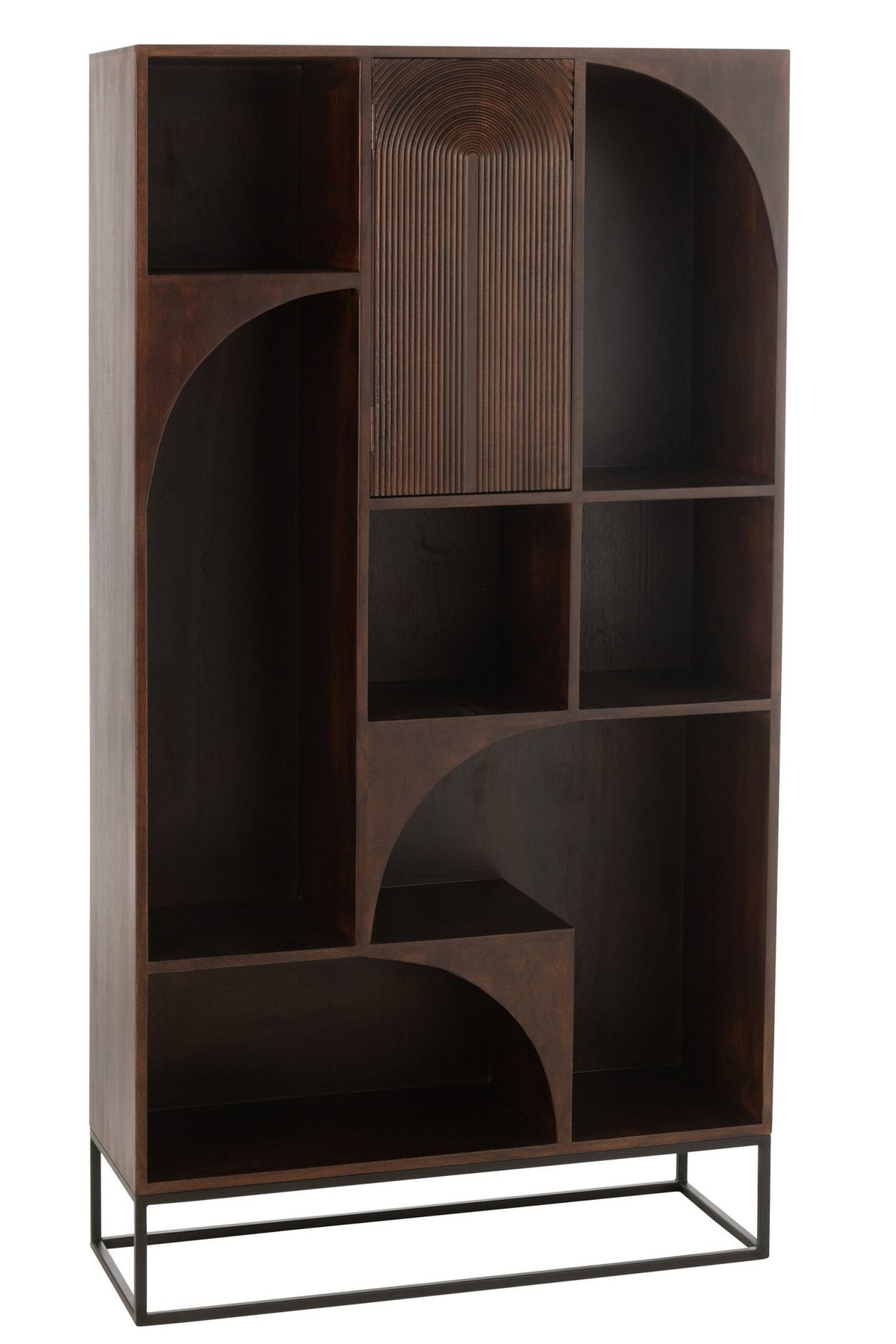 J-Line Rek Mode Mango Hout/Mdf Bruin