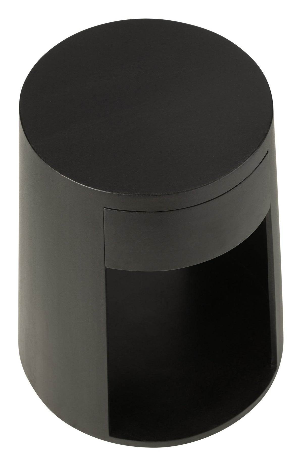J-Line Bijzettafel Drawn Mango Hout/Mdf Zwart