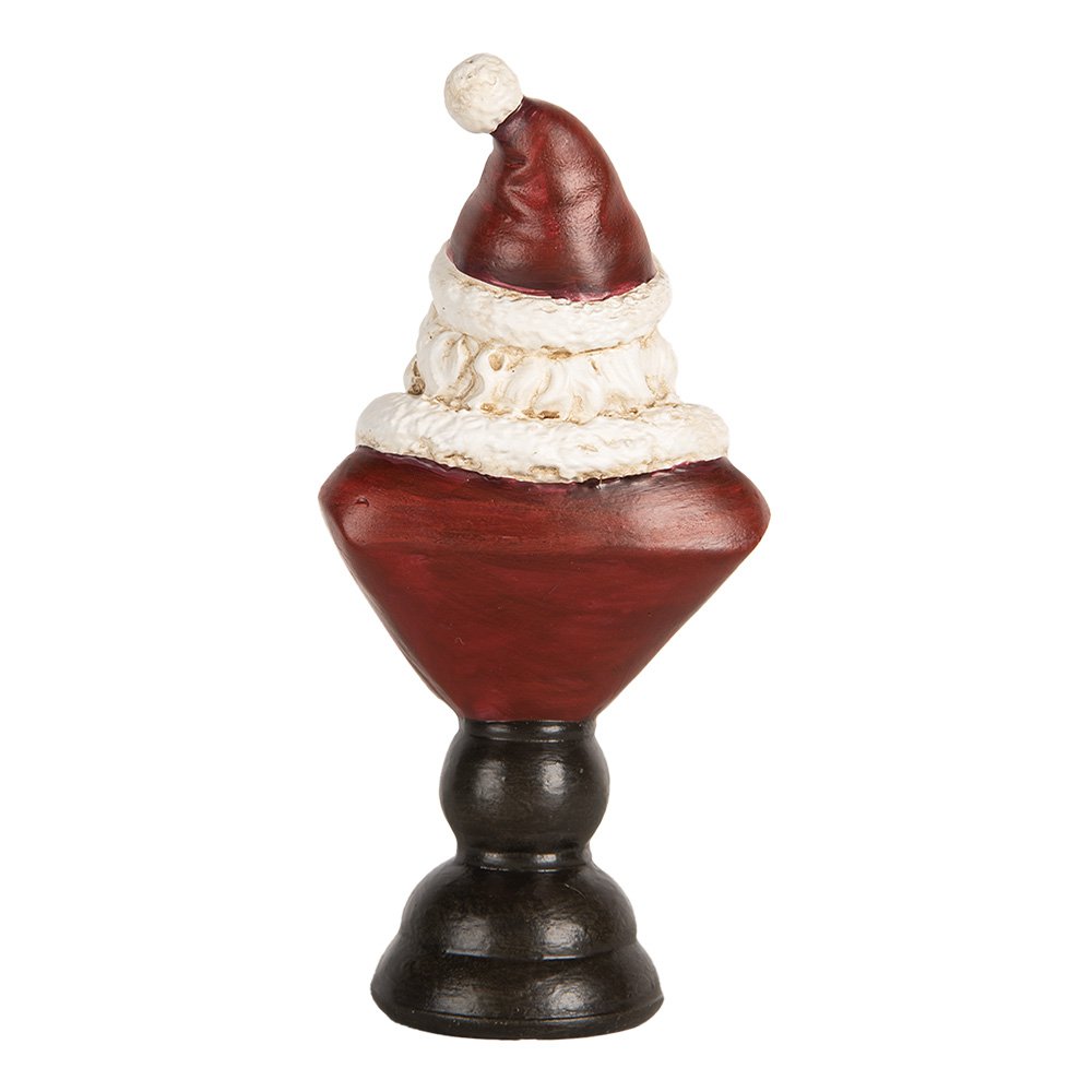Kerstdecoratie Beeld Kerstman 7x5x15 cm Rood Kunststof