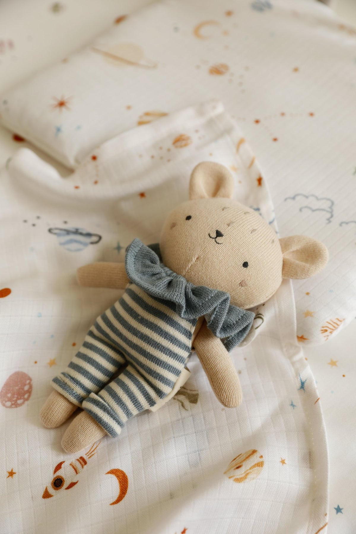 Gebreid speelgoed, babycadeau, beer Lorem