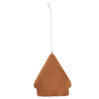 Kersthanger Gingerbread house 9x1x10 cm Wit Kunststof
