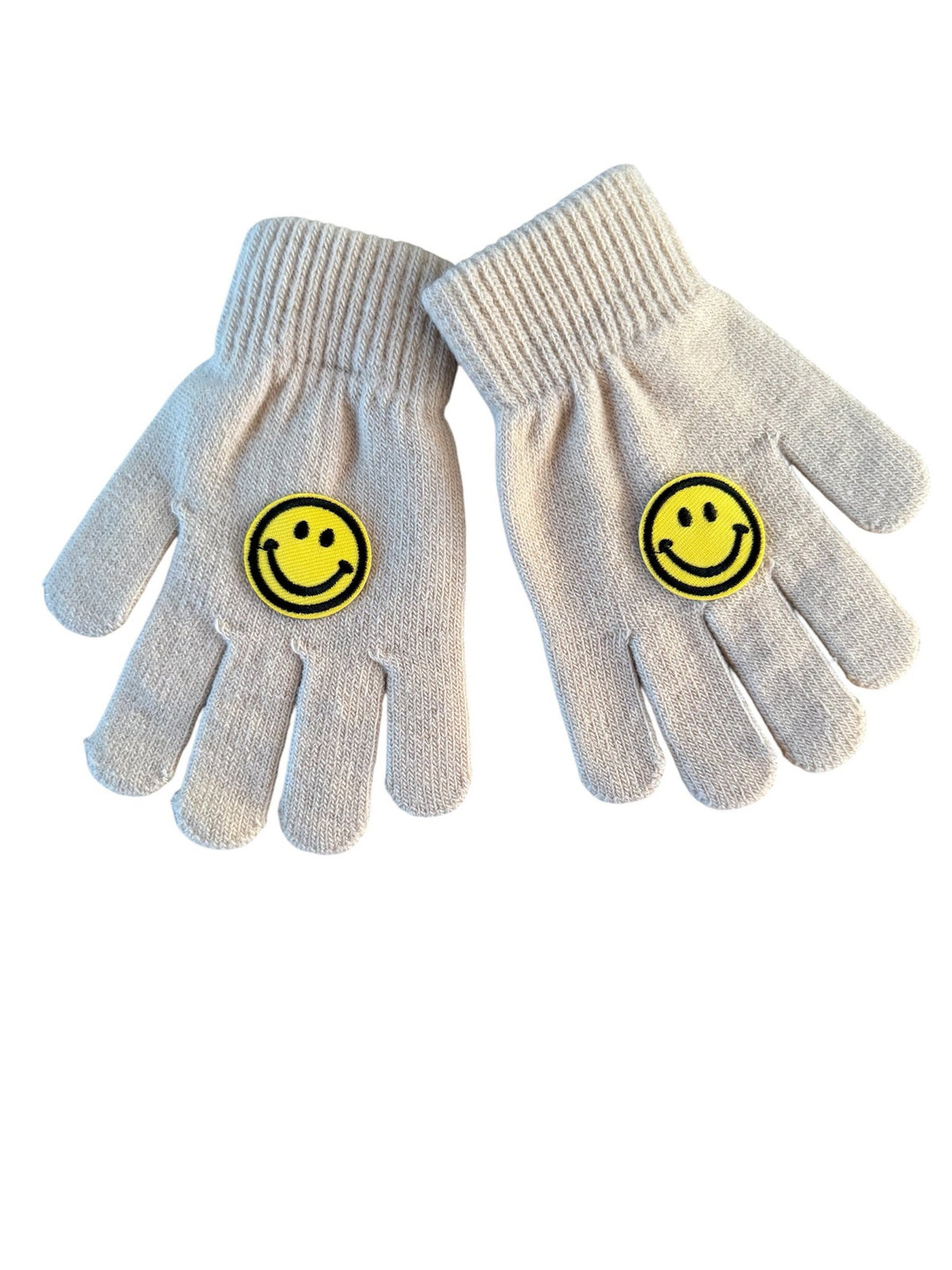 Kinderhandschoenen Smiley - Beige