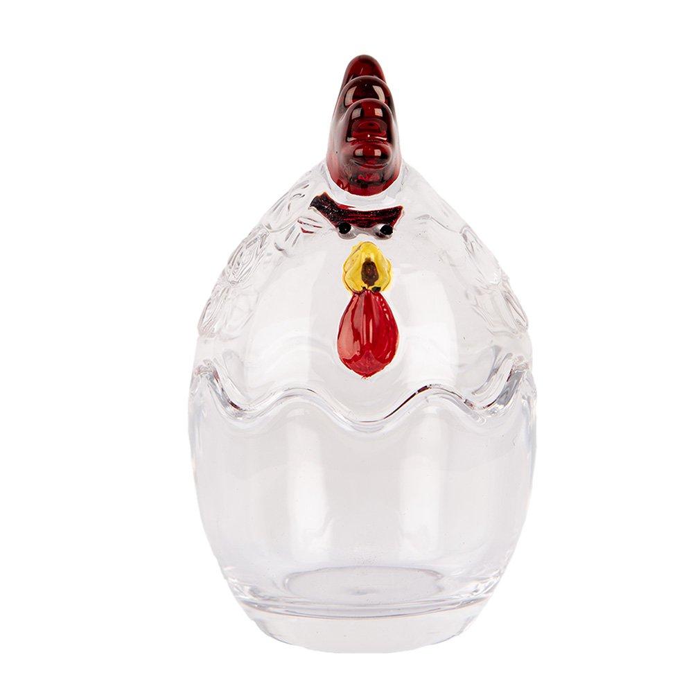 Glazen potje Kip Ø 6x9 cm Transparant Glas