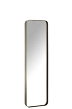 J-Line spiegel Markus - metaal/glas - zwart - small - 160 x 44 cm