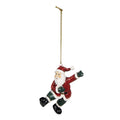 Kersthanger Kerstman 8 cm Rood Polyresin Kerstboomversiering