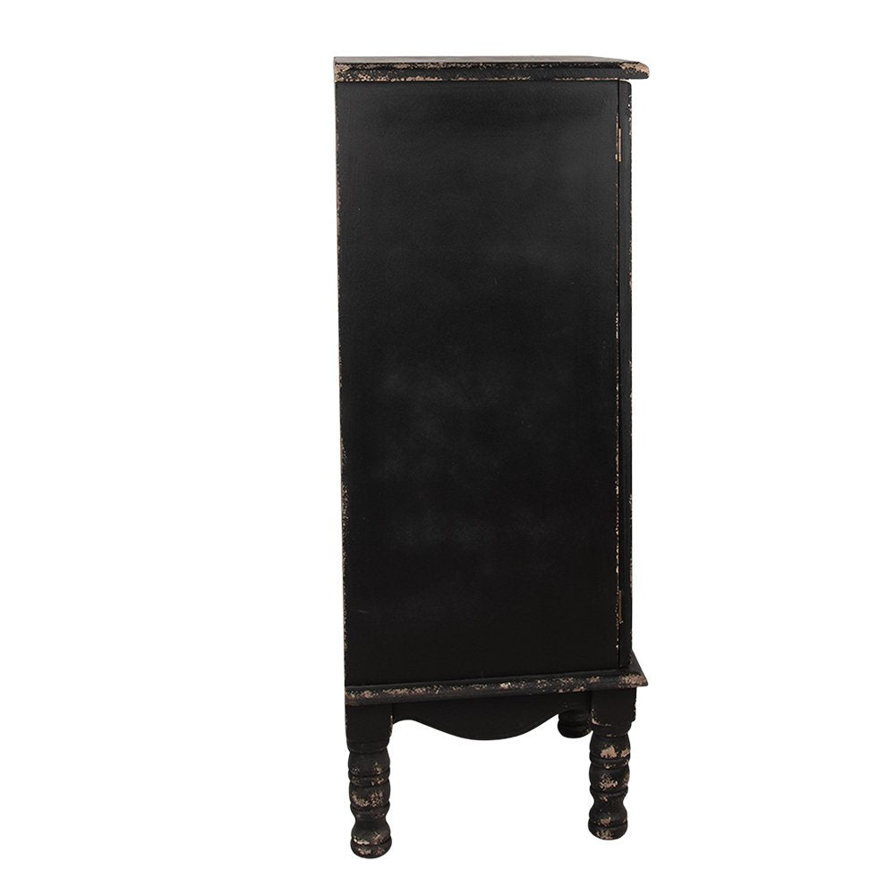 Opbergkast Zwart, Hout 46x42x111 cm