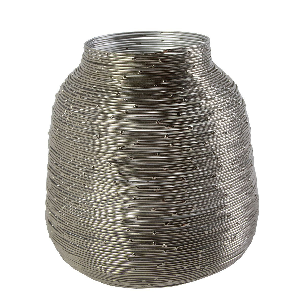 Lantaarn Ijzer kira zilver h25 d20cm