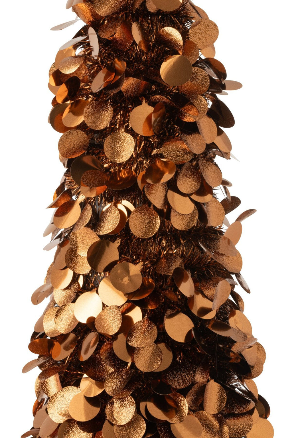 J-Line decoratie Boom Sprankelend - polystyreen - bruin - extra large