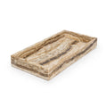 Marmer dienblad met rand 40x20cm sandal onyx