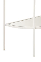 J-Line console Vijs - metaal - lichtblauw/wit