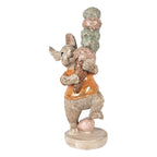 Decoratie Beeld Konijn 16x10x28 cm Beige Kunststof