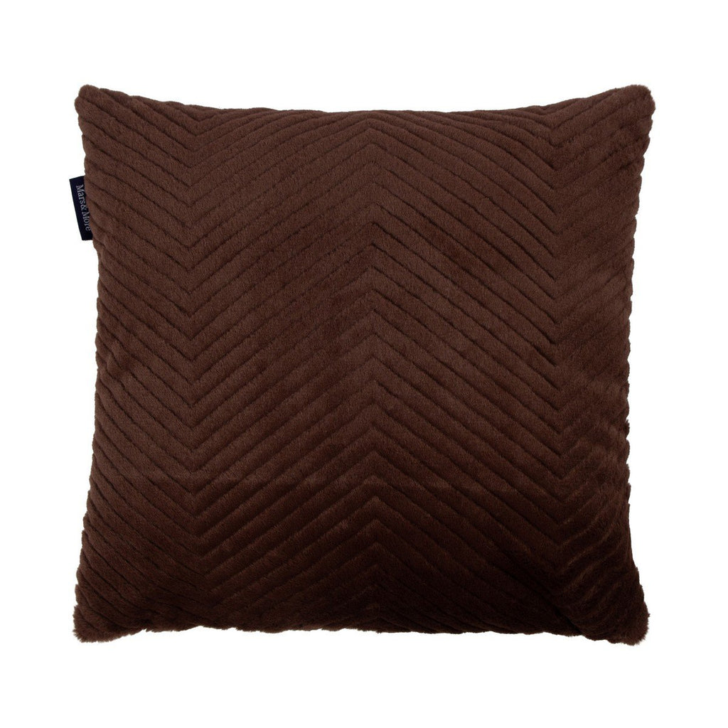Kussen Visgraat Bruin 45x45cm