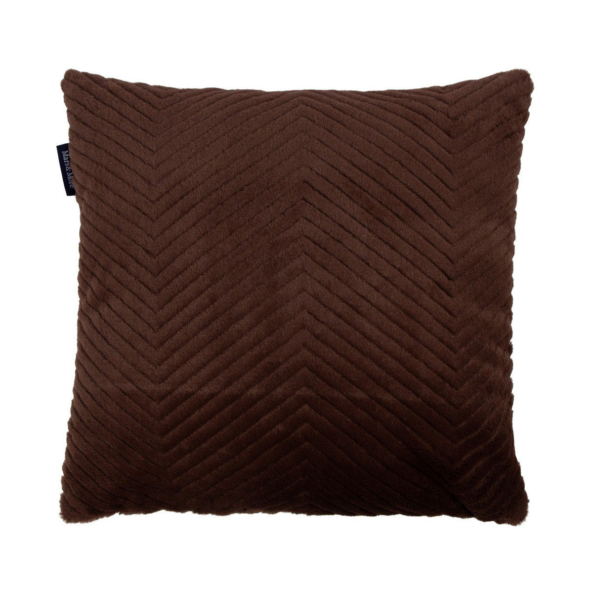 Kussen Visgraat Bruin 45x45cm