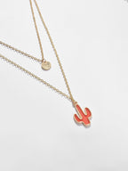 Hanger ketting | Vergulde gelaagde legering lengte | Goud