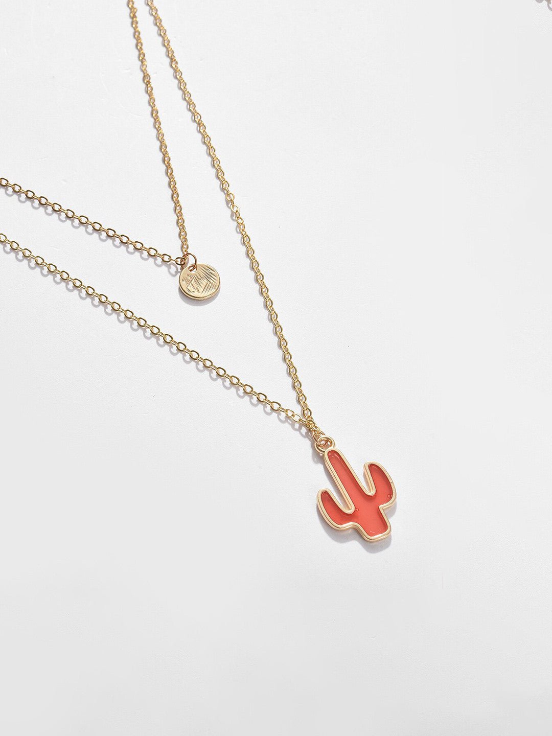 Hanger ketting | Vergulde gelaagde legering lengte | Goud