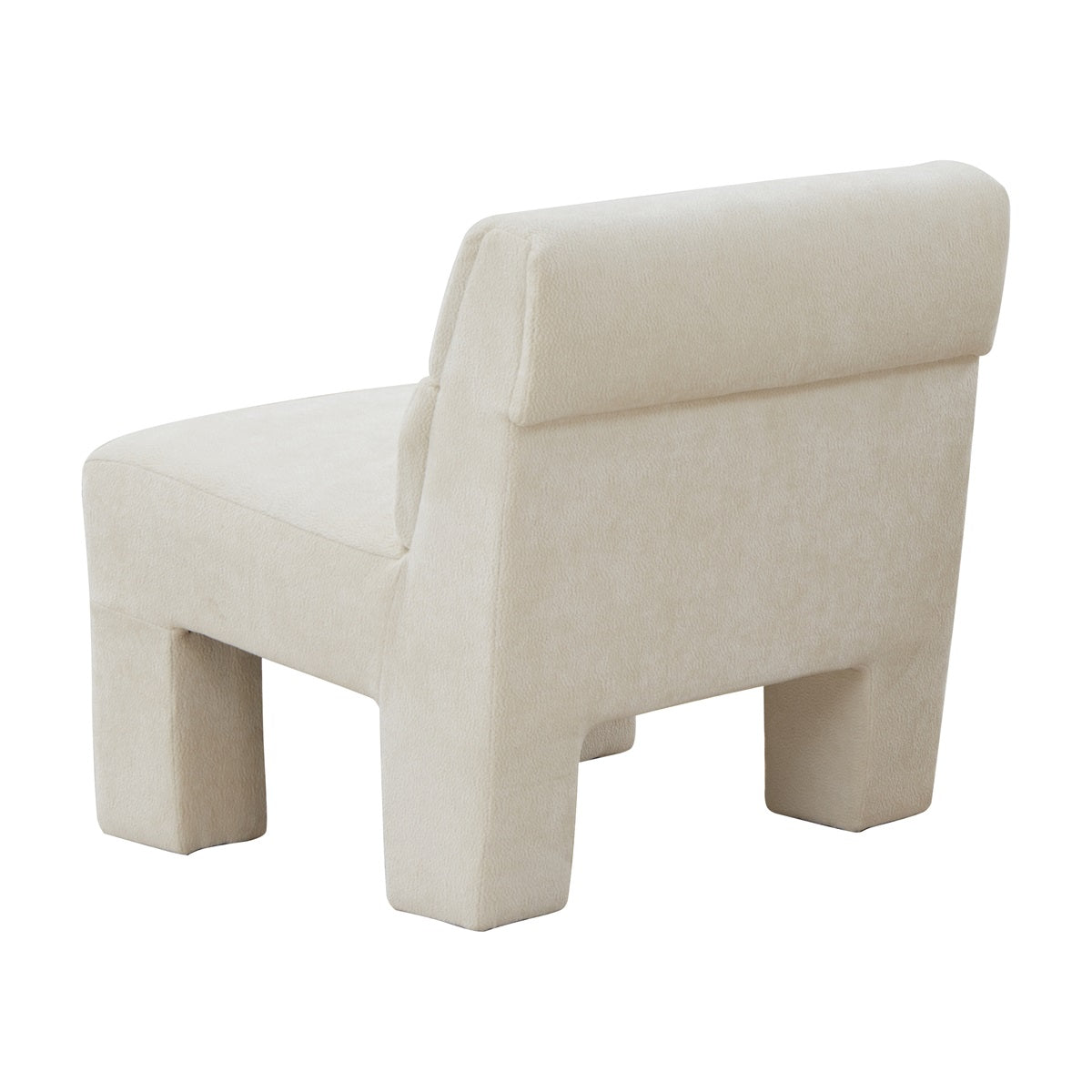 Fauteuil Micha in stof beige**