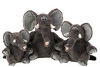J-Line Olifant Pluche Polyester Grijs Groot