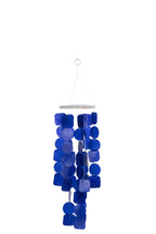 J-Line windgong Schub - schelp - blauw