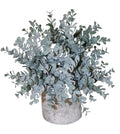 Eucalyptus in keramiek pot 28cm groen