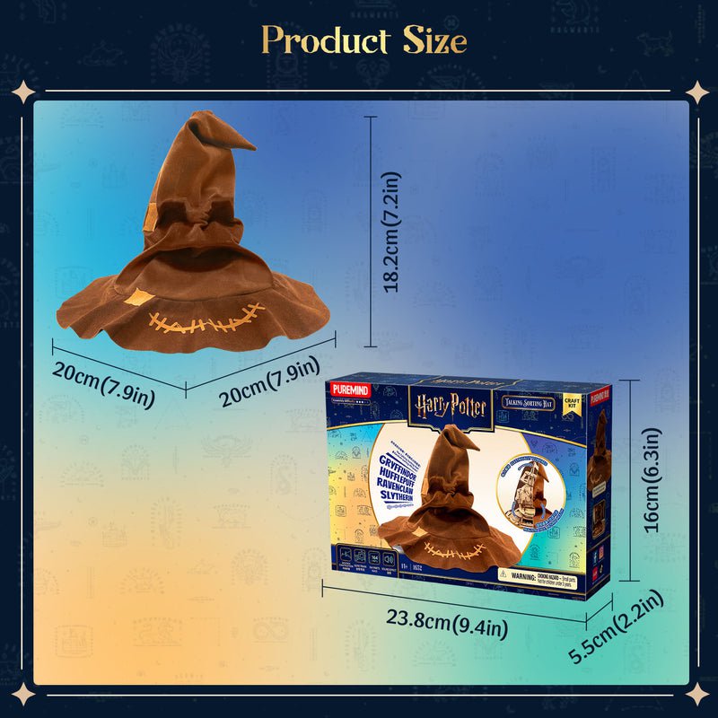 Harry Potter, 3D Modelbouw, Talking Sorting Hat, 1632, 20 x 18,2 x 20 cm