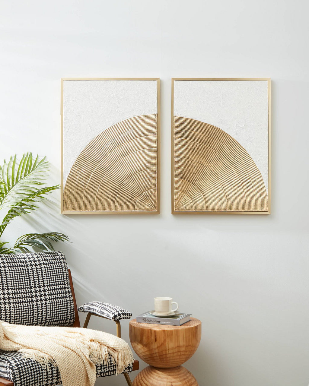 Schilderij Roberval Goud 53x73 cm