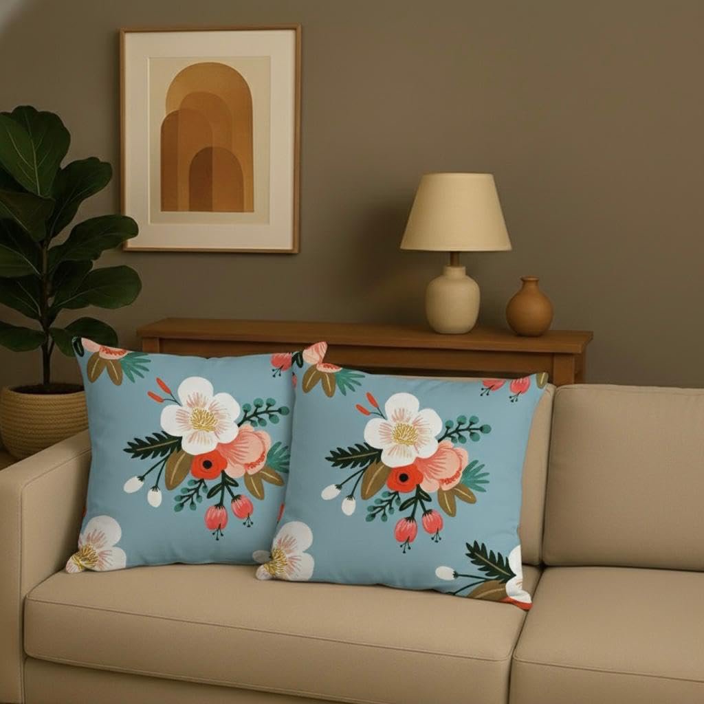 Fluwelen kussenhoes – decoratieve kussenslopen – bedrukt polyester fluweel – 20 x 20 inch, set van 3