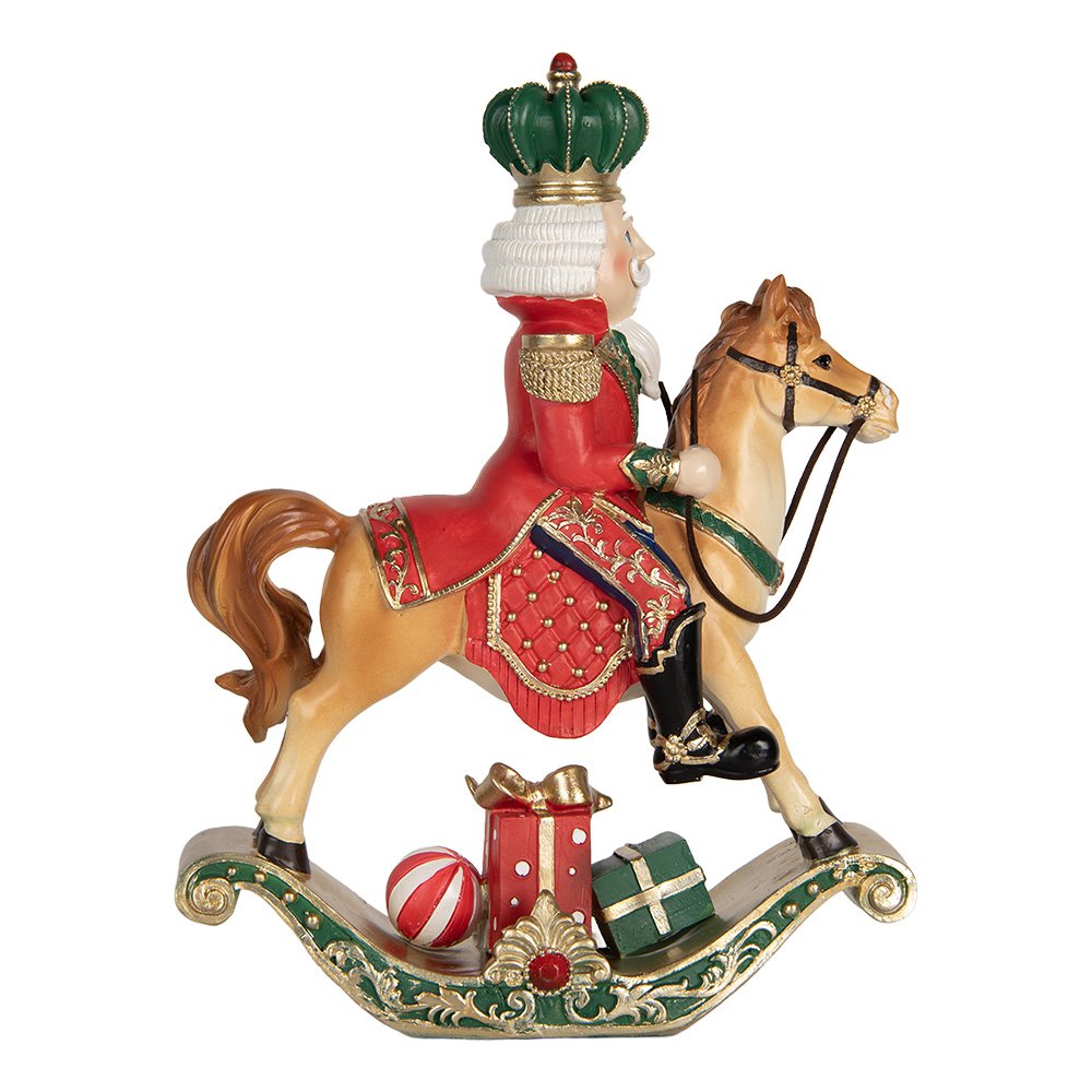 Kerstdecoratie Beeld Notenkraker 24x8x31 cm Bruin Kunststof