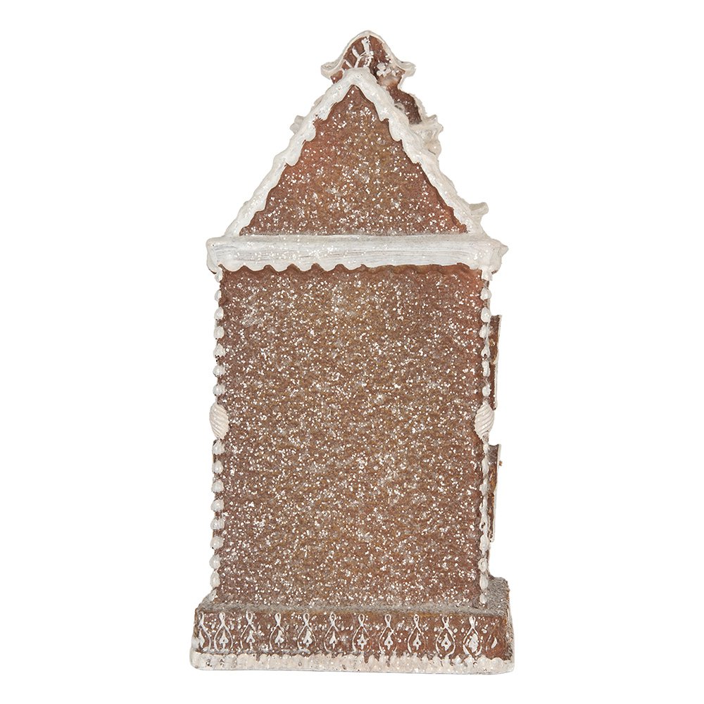Gingerbread house met LED 3 x AAA Bruin Kunststof