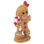 Kerstdecoratie Beeld 11x5x15 cm Bruin Polyresin