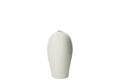 J-Line vaas Creta - keramiek - wit - small - 36.5 cm hoog