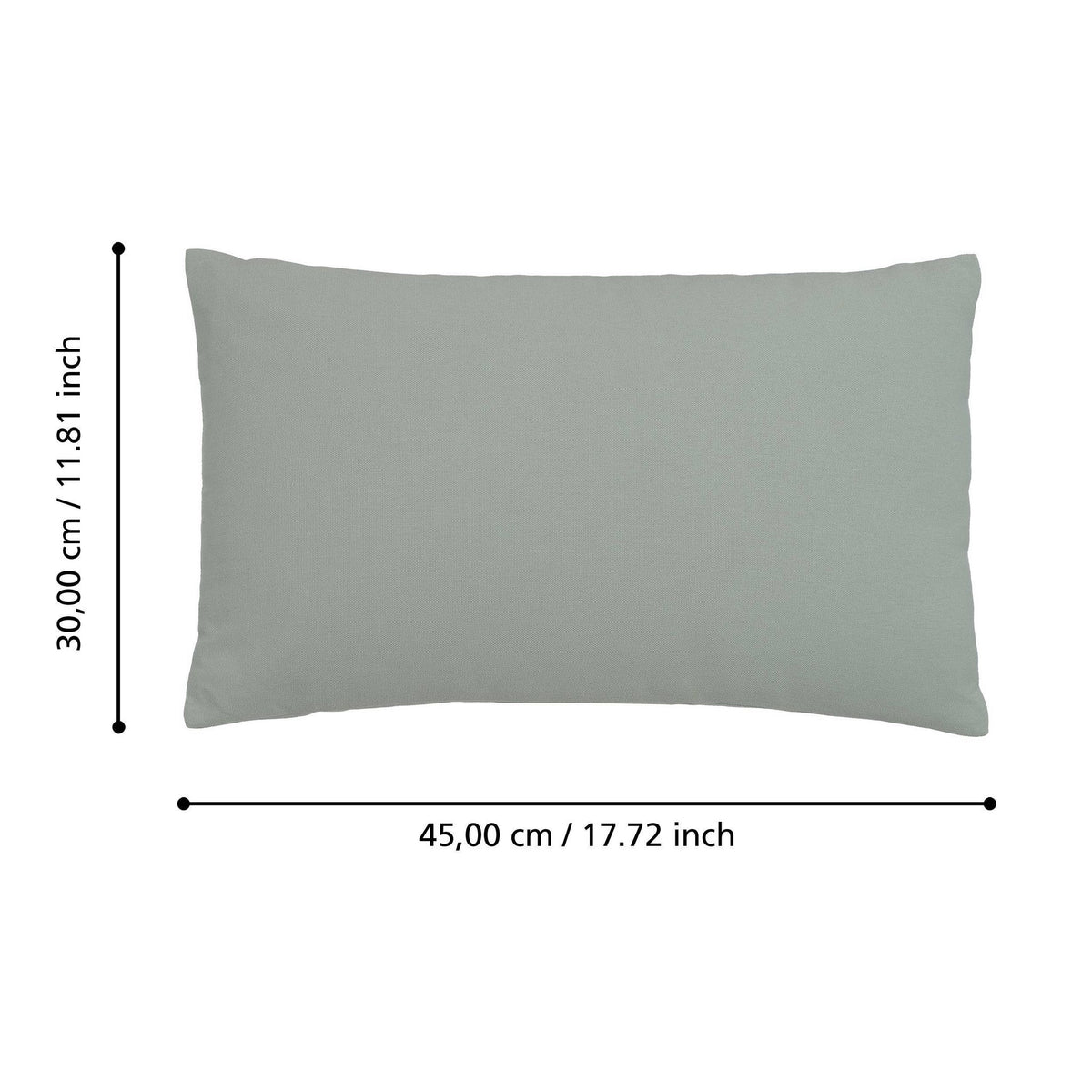 Kussen Iles Groen 50x30 cm