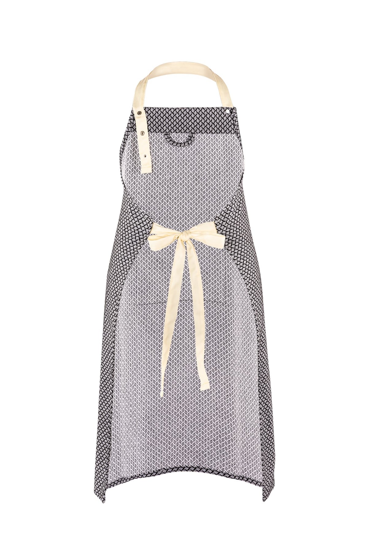 Apron Sherlock Lagarto - 68x85 cm, black/white