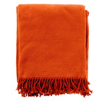 Annabella | Plaid | 150x200 cm Potters Clay | Oranje | Uni | Hoii | 60% katoen 40% acryl