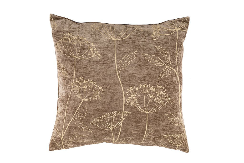 Kussen (gevuld) Anna 44X44CM, taupe