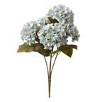 Kunstbloem Hortensia 45 cm Blauw Kunststof Kunstplant
