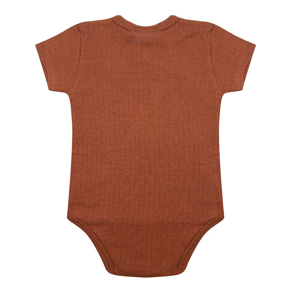 Romper Korte Mouw - Amber Brown