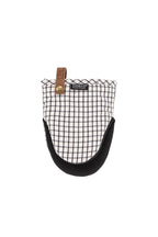 Gripper Sherlock Tartan - SET/2 - 14x18 cm, zwart/wit