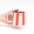 Mok | Keramiek Rode Streep | Rood