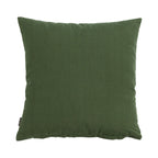 Ongelijk stiksel legergroen kussen 45 x 45 cm