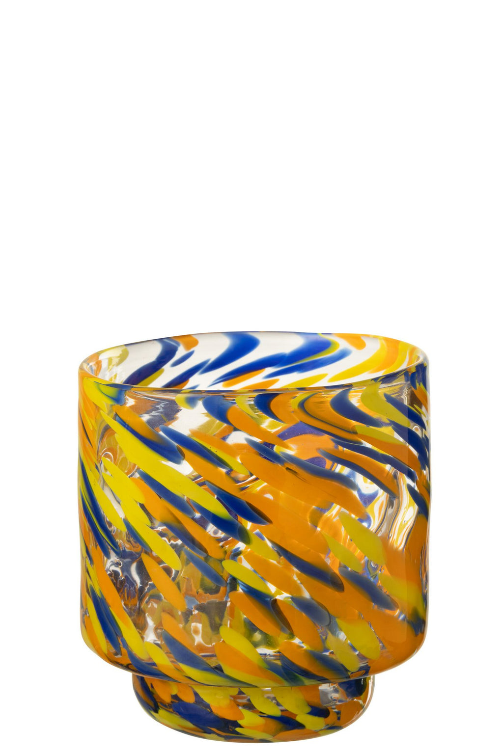 J -Line Vaas Arun - Glas - Mix - Small - Ø 15 cm