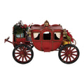 Kerstdecoratie Beeld 32x17x17 cm Rood Metaal