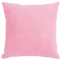 Flannel kussen roze 45x45cm