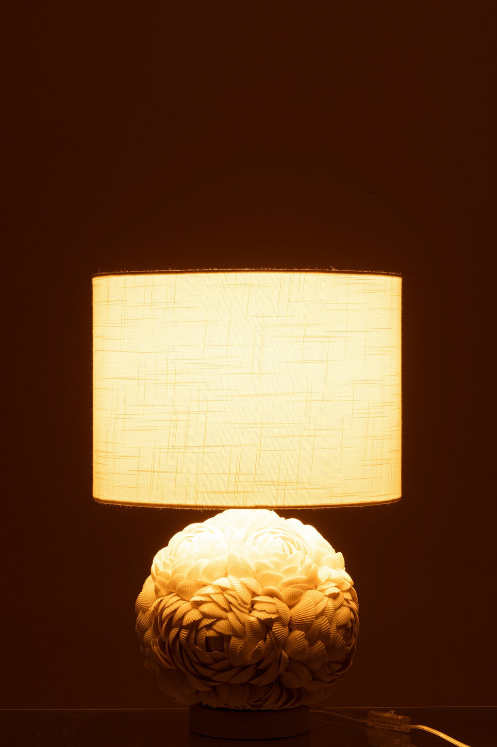 J -Line Lamp - Schelp - Wit - Small