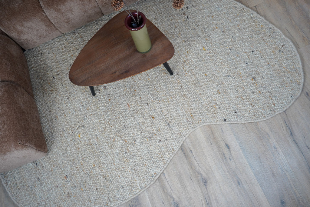 Vloerkleed Stone Licht Beige 462 - Organisch 200 x 280 cm
