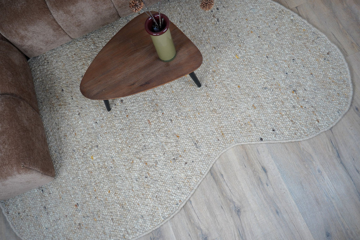 Vloerkleed Stone Licht Beige 462 - Organisch 200 x 280 cm