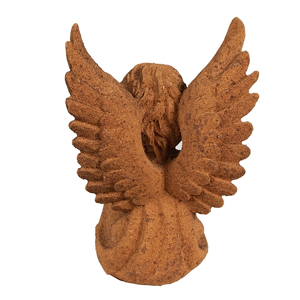 Decoratie Beeld Engel 15 cm Bruin Polyresin Religious sculpture
