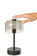 J-Line tafellamp Woa - metaal - zwart