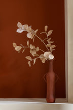 J-Line vaas - aluminium - terracotta - L