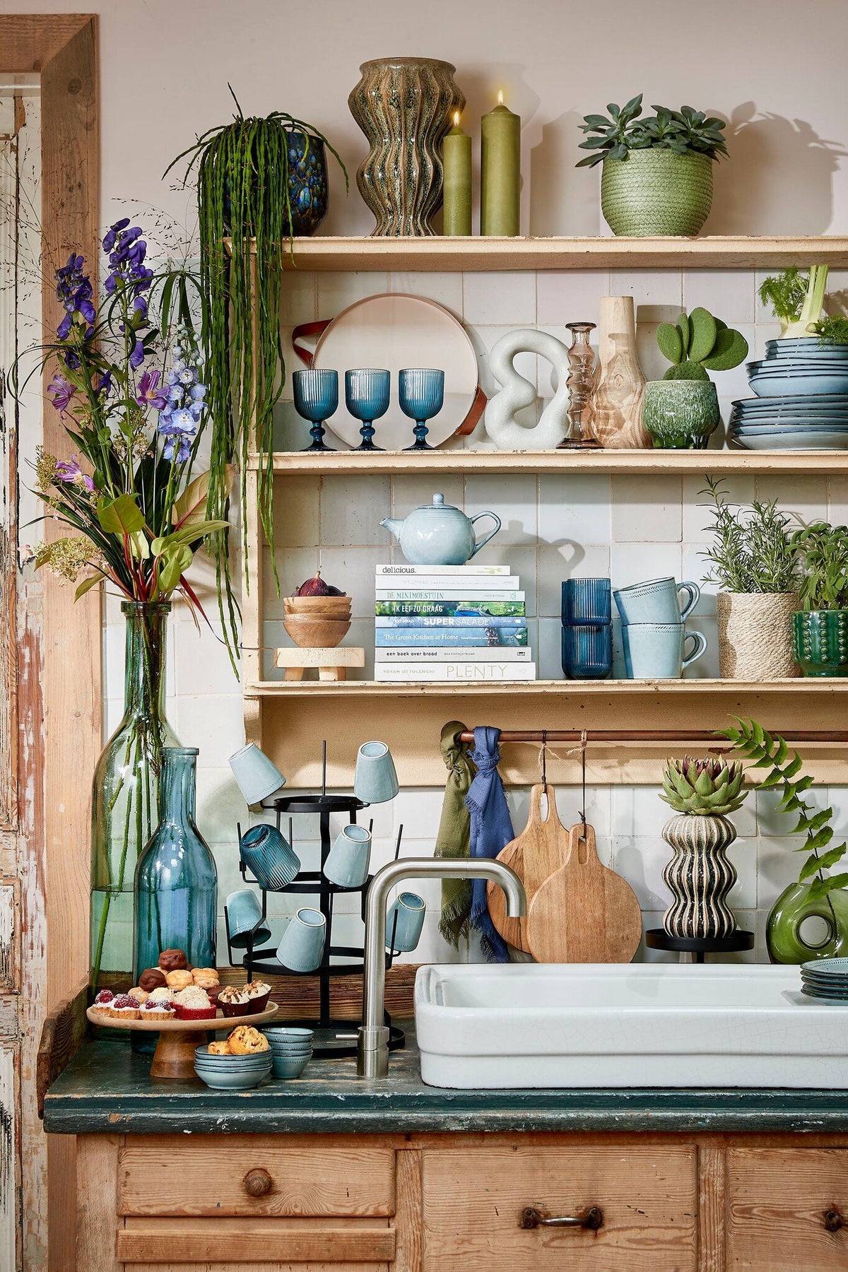 Boaz pot rond groen