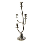 Kaarsen Standaard gewei zilver 4 h58 d12x9,5cm